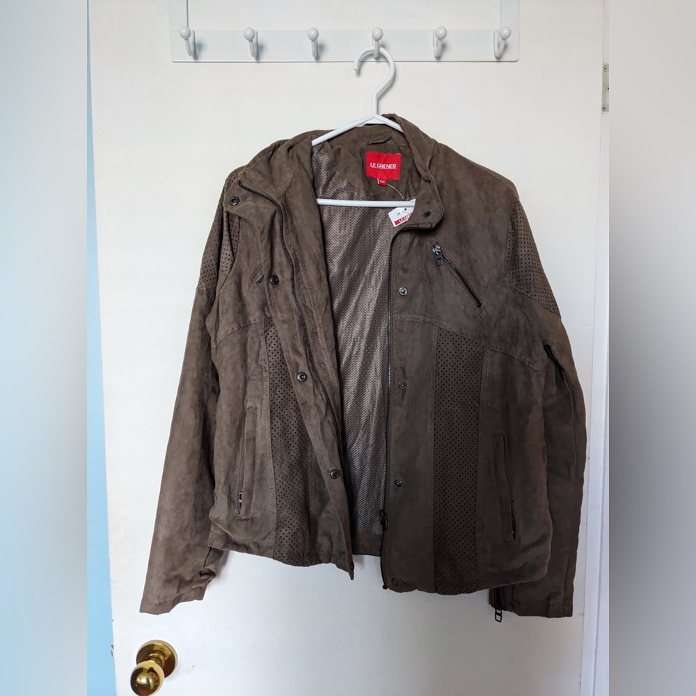 Le Grenier brown jacket size medium